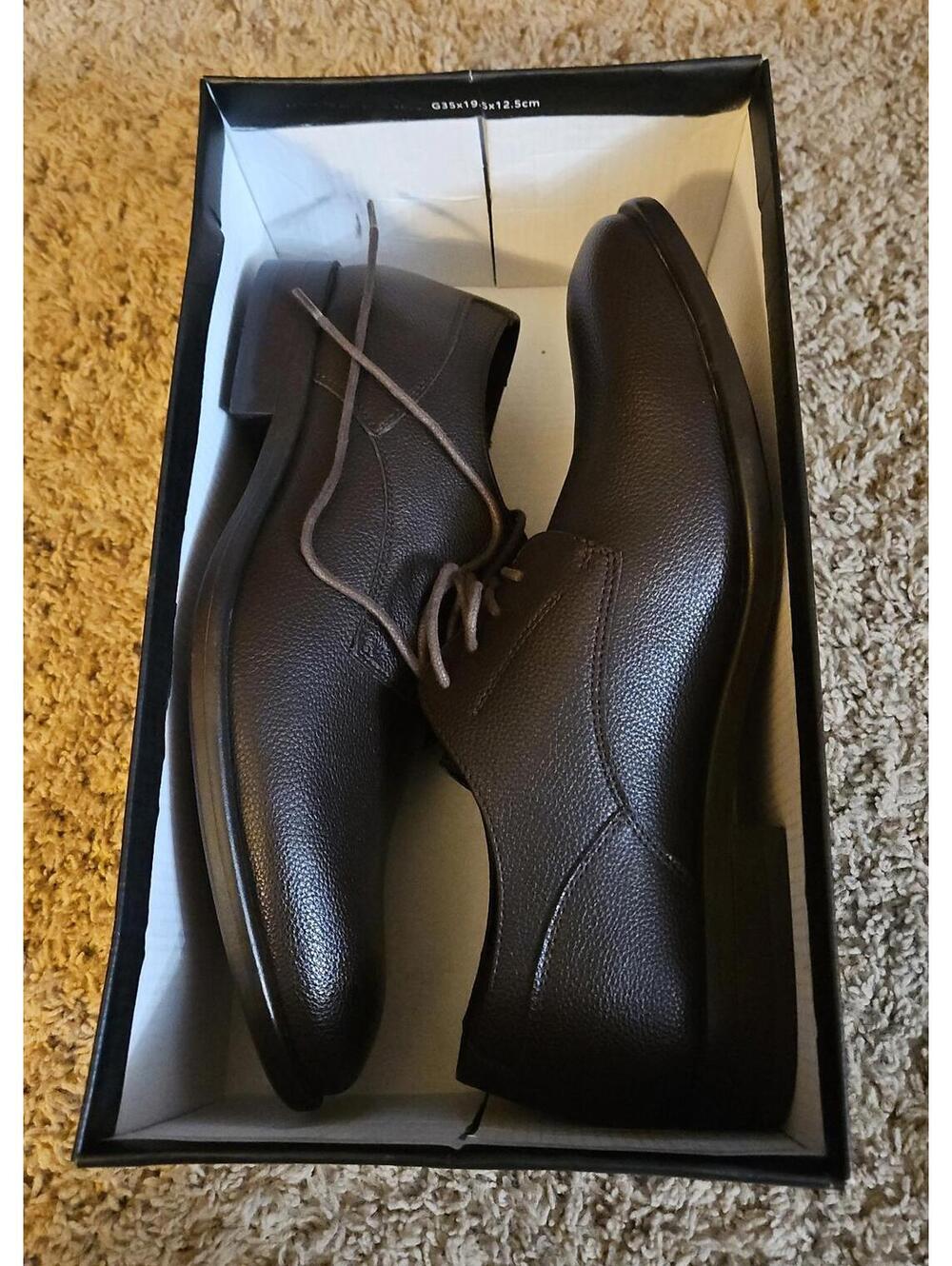Nine West Men's Brown Lace Up Nelson Dress Shoes Size 11 NEW IN BOX